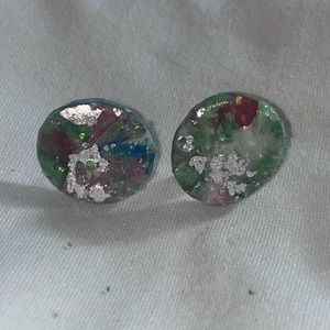 Hypoallergenic polymer clay earrings